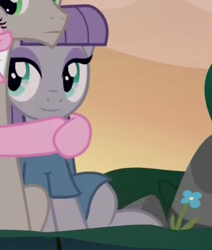 Size: 581x684 | Tagged: safe, derpibooru import, screencap, maud pie, the maud couple, cropped, smiling, when she smiles