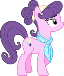 Size: 4820x5700 | Tagged: safe, artist:90sigma, derpibooru import, suri polomare, earth pony, pony, rarity takes manehattan, absurd resolution, clothes, scarf, simple background, smiling, solo, transparent background, vector