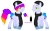 Size: 3000x1840 | Tagged: safe, artist:bloodlover2222, derpibooru import, oc, oc:fake smiler, pegasus, pony, beanie, clothes, hat, heterochromia, male, reference sheet, scarf, simple background, solo, stallion, transparent background, two toned wings