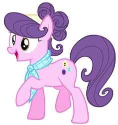 Size: 6644x7000 | Tagged: safe, artist:tardifice, derpibooru import, suri polomare, earth pony, pony, absurd resolution, clothes, happy, raised hoof, scarf, simple background, solo, transparent background, vector