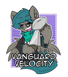 Size: 2100x2400 | Tagged: safe, artist:bbsartboutique, derpibooru import, oc, oc:vanguard velocity, american football, badge, clothes, con badge, football, glasses, jersey, philadelphia eagles, scarf, simple background, sports, super bowl, super bowl champions, super bowl lii, transparent background