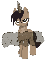 Size: 1600x2057 | Tagged: safe, artist:nimbleglance, artist:syncedsart, derpibooru import, oc, oc:midnight linguist, unicorn, base used, digital art, female, mare, paint tool sai, rule 63, simple background, transparent background, watermark