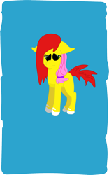 Size: 1391x2232 | Tagged: safe, artist:terminalhash, derpibooru import, oc, oc:rouzfirecarrot, sad, vector