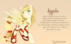 Size: 1920x1200 | Tagged: safe, artist:shymemories, derpibooru import, oc, oc:angela, solo