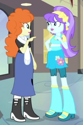 Size: 394x598 | Tagged: safe, derpibooru import, screencap, aqua blossom, golden hazel, better together, equestria girls, forgotten friendship, cropped