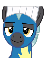 Size: 794x1123 | Tagged: safe, artist:pacificgreen, derpibooru import, thunderlane, pony, marks and recreation, .svg available, clothes, grin, inkscape, simple background, smiling, solo, svg, toque, transparent background, uniform, vector, wonderbolts uniform