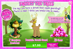 Size: 1084x720 | Tagged: safe, derpibooru import, idw, everfree dignitary, deer, spoiler:comic61, advertisement, costs real money, gameloft, gem, idw showified, lantern, official, sale, stag