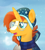 Size: 1480x1640 | Tagged: safe, artist:tina-de-love, derpibooru import, sunburst, pony, unicorn, clothes, glasses, hat, scarf, snow, solo