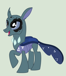 Size: 1217x1409 | Tagged: safe, artist:cakewits, derpibooru import, oc, oc:orion, changepony, parent:prince artemis, parent:princess luna, parent:queen mesosoma, parent:thorax, parents:thuna, simple background, solo