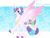 Size: 1600x1200 | Tagged: safe, artist:faith-wolff, derpibooru import, princess flurry heart, alicorn, pony, cloven hooves, colored hooves, colored wings, colored wingtips, cutie mark background, ear piercing, earring, faithverse, female, gradient wings, hair up, jewelry, mare, necklace, older, older flurry heart, peytral, piercing, solo, spread wings, tiara, unshorn fetlocks, wings