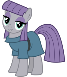 Size: 2800x3200 | Tagged: safe, artist:cheezedoodle96, derpibooru import, maud pie, earth pony, pony, .svg available, cute, female, happy, looking at you, mare, simple background, smiling, solo, svg, transparent background, vector, when she smiles