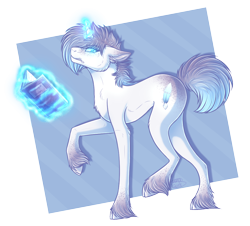 Size: 1092x986 | Tagged: safe, artist:nerakie, derpibooru import, oc, oc only, oc:ice feather, pony, unicorn, abstract background, angry, book, cloven hooves, cutie mark, female, glowing eyes, glowing horn, looking at you, magic, mare, simple background, solo, telekinesis, transparent background, unshorn fetlocks