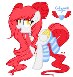 Size: 900x955 | Tagged: safe, artist:sugarplanets, derpibooru import, oc, oc:lullaby melody, pegasus, pony, base used, choker, clothes, female, mare, simple background, socks, solo, striped socks, transparent background, two toned wings