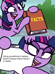 Size: 760x1015 | Tagged: safe, artist:quarium edits, derpibooru import, edit, twilight sparkle, twilight sparkle (alicorn), alicorn, ed edd n eddy, exploitable meme, meme, twilight's fact book