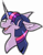 Size: 2821x3593 | Tagged: safe, artist:draikinator, derpibooru import, twilight sparkle, pony, bust, ear fluff, female, looking up, mare, open mouth, simple background, solo, transparent background