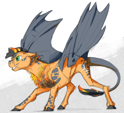 Size: 4600x4168 | Tagged: safe, artist:iceofwaterflock, derpibooru import, oc, oc only, oc:coronus, dracony, hybrid, absurd resolution, chest fluff, simple background, solo, transparent background