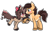 Size: 1969x1210 | Tagged: safe, artist:chococakebabe, derpibooru import, oc, oc only, oc:choco cake delight, oc:fun fudge sundae, earth pony, pony, augmented tail, female, male, mare, oc x oc, shipping, simple background, stallion, straight, transparent background