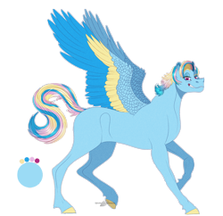 Size: 1980x1920 | Tagged: safe, artist:bijutsuyoukai, derpibooru import, oc, pegasus, pony, colored wings, male, multicolored wings, offspring, parent:rainbow dash, parent:zephyr breeze, parents:zephdash, reference sheet, simple background, solo, spread wings, stallion, transparent background, wings