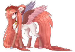 Size: 1758x1232 | Tagged: safe, artist:monogy, derpibooru import, oc, oc:aki, pegasus, pony, colored wings, female, mare, multicolored wings, simple background, solo, transparent background