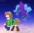 Size: 1378x1363 | Tagged: safe, artist:hosikawa, derpibooru import, earth pony, pony, boots, cape, clothes, duo, ear piercing, earring, fi, jewelry, link, looking at you, nintendo, piercing, ponified, saddle bag, shoes, the legend of zelda, the legend of zelda: skyward sword, tunic