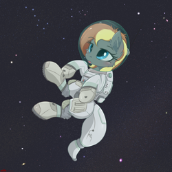 Size: 2500x2500 | Tagged: safe, artist:orang111, derpibooru import, oc, oc only, pony, astronaut, big dipper, chill, galaxy, polaris, solo, space, spacesuit, stars