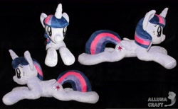 Size: 5300x3264 | Tagged: safe, artist:allunacraft, derpibooru import, twilight sparkle, twilight sparkle (alicorn), alicorn, pony, high res, irl, photo, plushie, prone, solo