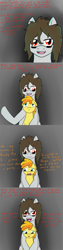 Size: 611x2444 | Tagged: safe, artist:jake heritagu, derpibooru import, peachy pie, oc, oc:the colt, earth pony, pony, fanfic:silent ponyville, ask the colt, comic, tumblr
