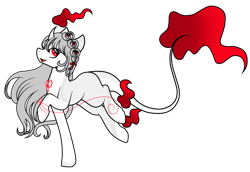 Size: 1253x860 | Tagged: safe, artist:absolitedisaster08, derpibooru import, oc, oc:red string, original species, pony, female, fog foal, mare, simple background, solo, transparent background