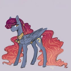 Size: 695x695 | Tagged: safe, artist:last-star-oc, derpibooru import, oc, oc only, oc:lunar child, pegasus, pony, solo