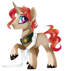 Size: 4528x4977 | Tagged: safe, artist:sorasku, derpibooru import, oc, oc:desert cherry, pony, unicorn, absurd resolution, male, raised hoof, simple background, solo, stallion, transparent background