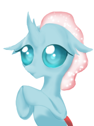 Size: 1923x2572 | Tagged: safe, artist:noupu, derpibooru import, ocellus, changedling, changeling, female, looking at you, simple background, solo, transparent background