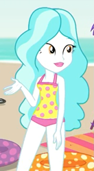 Size: 365x667 | Tagged: safe, derpibooru import, screencap, paisley, better together, equestria girls, lost and found, clothes, cropped, swimsuit