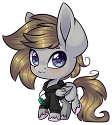 Size: 487x544 | Tagged: safe, artist:ak4neh, derpibooru import, oc, oc:digital dusk, clothes, simple background, solo, transparent background, unshorn fetlocks