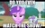 Size: 960x600 | Tagged: safe, derpibooru import, edit, edited screencap, screencap, amethyst star, liza doolots, petunia, sparkler, tootsie flute, pony, unicorn, amethyst star is not amused, background pony, do you even watch the show?, female, filly, fountain, image macro, impact font, mare, meme