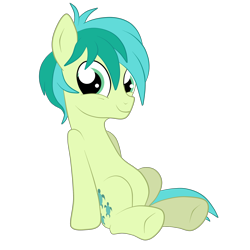 Size: 3000x3000 | Tagged: safe, artist:squipycheetah, derpibooru import, sandbar, earth pony, pony, cute, happy, male, sandabetes, simple background, sitting, smiling, solo, transparent background