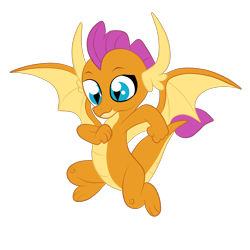 Size: 3000x3000 | Tagged: safe, artist:squipycheetah, derpibooru import, smolder, dragon, spoiler:s08, cute, dragoness, female, flying, happy, simple background, smiling, smolderbetes, solo, transparent background