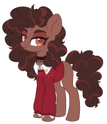 Size: 2279x2629 | Tagged: safe, artist:hawthornss, derpibooru import, oc, earth pony, pony, beauty mark, bedroom eyes, clothes, colored pupils, eyeshadow, hairpin, lightly watermarked, looking at you, makeup, simple background, smiling, sweater, transparent background, watermark