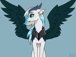 Size: 2048x1536 | Tagged: safe, artist:littlecritter, derpibooru import, oc, oc:delia stormblade, oc:dum1, edolon, horns, wings