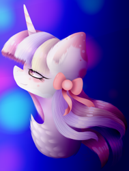 Size: 492x652 | Tagged: safe, artist:creadorachan, derpibooru import, oc, pony, unicorn, bust, chest fluff, female, mare, portrait, solo