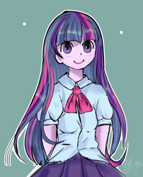 Size: 950x1175 | Tagged: safe, artist:whiskyice, derpibooru import, twilight sparkle, equestria girls, solo