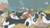 Size: 1280x720 | Tagged: safe, derpibooru import, screencap, bessie, winona, cow, dog, applebuck season, cloven hooves, female, herd, holstein, pet, riding, stampede, udder