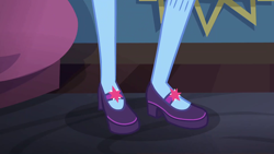 Size: 1920x1080 | Tagged: safe, derpibooru import, screencap, sci-twi, twilight sparkle, eqg summertime shorts, equestria girls, monday blues, clothes, legs, mary janes, pictures of legs, shoes, socks, solo