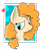 Size: 2650x3200 | Tagged: safe, artist:silver dash, derpibooru import, pear butter, earth pony, pony, blushing, bust, face, female, floating heart, heart, mare, portrait, smiling, solo