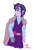 Size: 763x1046 | Tagged: safe, artist:erenerakhard, derpibooru exclusive, derpibooru import, twilight sparkle, equestria girls, spoiler:star wars, digital art, luke skywalker, older, prosthetics, robotic hand, simple background, solo, star wars, star wars: the last jedi, transparent background