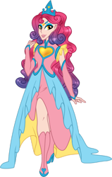 Size: 600x945 | Tagged: safe, artist:pancake222, derpibooru import, idw, princess amore, equestria girls, clothes, crown, dress, equestria girls-ified, female, jewelry, regalia, solo