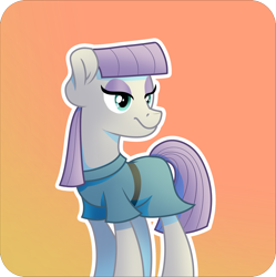 Size: 1505x1510 | Tagged: safe, artist:atomic8497, derpibooru import, maud pie, pony, gradient background, solo