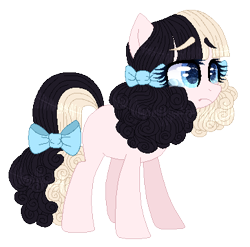 Size: 387x383 | Tagged: safe, artist:kittyx-galaxy, derpibooru import, oc, oc only, earth pony, pony, bow, female, hair bow, mare, simple background, solo, tail bow, transparent background