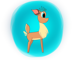 Size: 1000x800 | Tagged: safe, artist:wonderschwifty, derpibooru exclusive, derpibooru import, velvet reindeer, them's fightin' herds, community related, paint tool sai, simple background, solo, transparent background