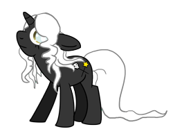 Size: 1043x819 | Tagged: safe, artist:ii-art, derpibooru import, oc, oc only, oc:gloomy grey, simple background, solo, transparent background