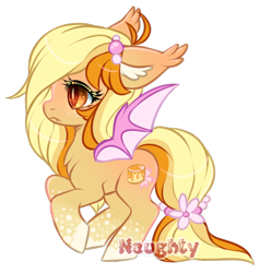 Size: 600x631 | Tagged: safe, artist:cabbage-arts, derpibooru import, oc, oc only, oc:honey cake, bat pony, simple background, solo, transparent background